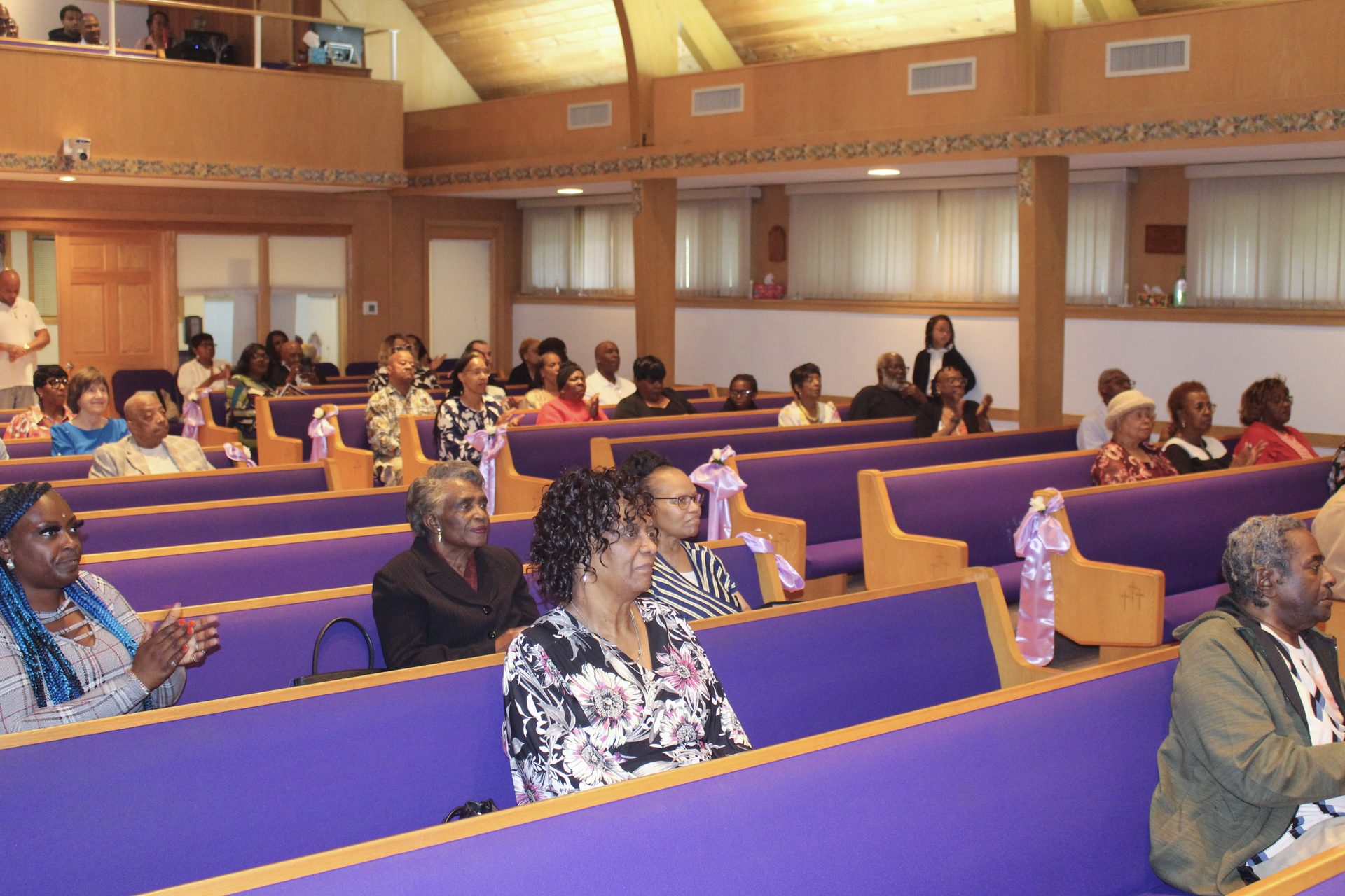 The Second Baptist congregation gathered