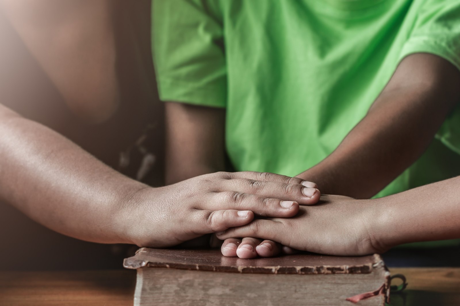 Hands joined in prayer